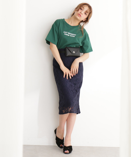FREE'S MART（フリーズマート）の「【ヒルナンデス! 放送商品】レースペンシルスカート（スカート・レディース・ブラウン/ネイビー/グリーン・MEDIUM/SMALL）」の16枚目の写真