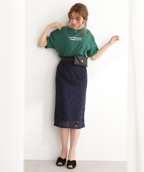 FREE'S MART（フリーズマート）の「【ヒルナンデス! 放送商品】レースペンシルスカート（スカート・レディース・ブラウン/ネイビー/グリーン・MEDIUM/SMALL）」の17枚目の写真