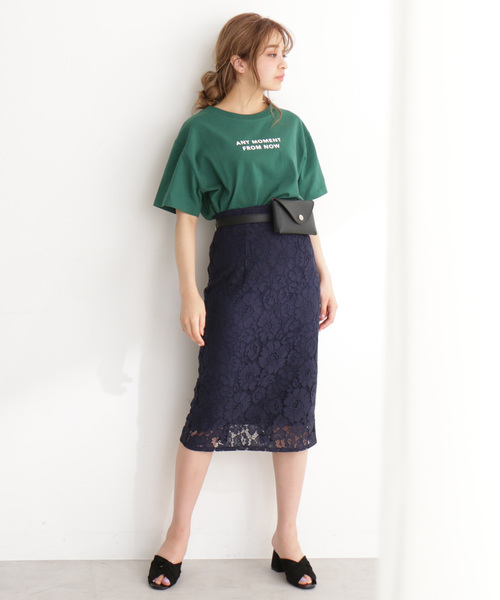 FREE'S MART（フリーズマート）の「【ヒルナンデス! 放送商品】レースペンシルスカート（スカート・レディース・ブラウン/ネイビー/グリーン・MEDIUM/SMALL）」の20枚目の写真