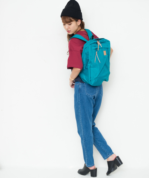 and mikka（アンドミカ）の「【WEB限定】and mikka / 軽量 スクエアデイパック マザーズリュック（バックパック/リュック・レディース・ブラック/グリーン/ネイビー/イエロー/レッド・FREE）」の19枚目の写真