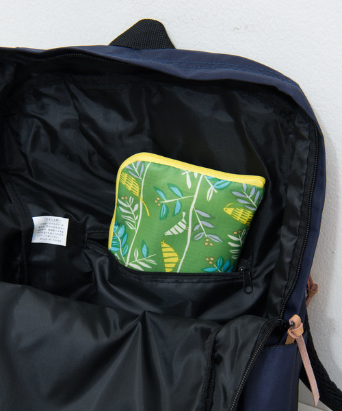 and mikka（アンドミカ）の「【WEB限定】and mikka / 軽量 スクエアデイパック マザーズリュック（バックパック/リュック・レディース・ブラック/グリーン/ネイビー/イエロー/レッド・FREE）」の22枚目の写真