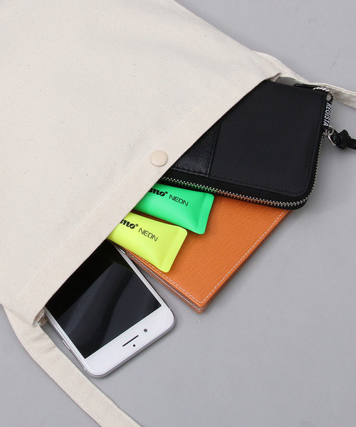 United Athle（ユナイテッドアスレ）の「【 United Athle / ユナイテッドアスレ 】 キャンバス サコッシュバッグ（ショルダーバッグ・メンズ・ブラック/ナチュラル/ネイビー/グレー・FREE）」の10枚目の写真