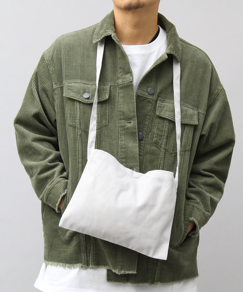 United Athle（ユナイテッドアスレ）の「【 United Athle / ユナイテッドアスレ 】 キャンバス サコッシュバッグ（ショルダーバッグ・メンズ・ブラック/ナチュラル/ネイビー/グレー・FREE）」の3枚目の写真