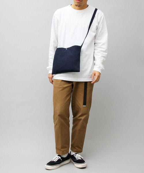 United Athle（ユナイテッドアスレ）の「【 United Athle / ユナイテッドアスレ 】 キャンバス サコッシュバッグ（ショルダーバッグ・メンズ・ブラック/ナチュラル/ネイビー/グレー・FREE）」の22枚目の写真