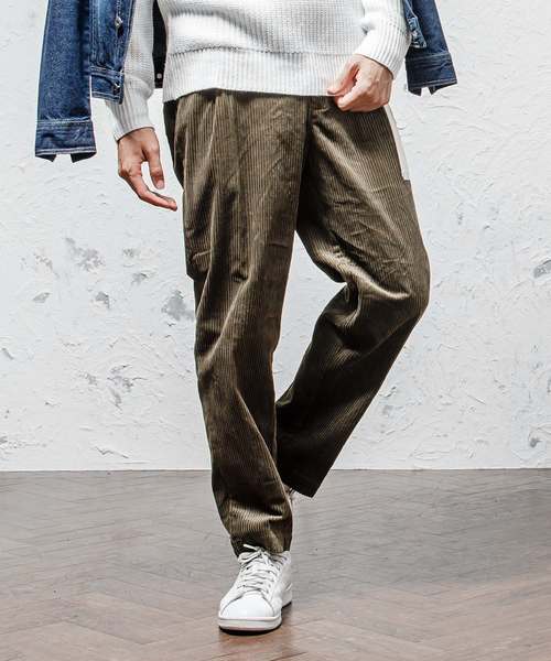 MinoriTY（マイノリティ）の「ワイドバルーンパンツ5.5Ｗコーデュロイバルーンワイドパンツ（その他パンツ・メンズ・ブラウン/ブラック/ベージュ・M/L）」の3枚目の写真