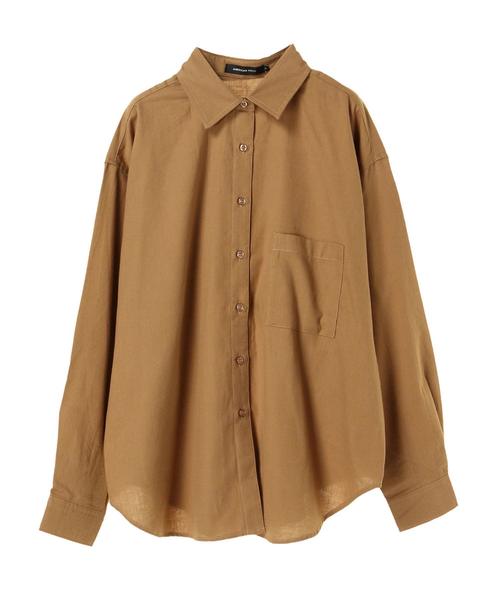 AMERICAN HOLIC（アメリカンホリック）の「・ビエラビックバックタックシャツ（シャツ/ブラウス・レディース・ライトグレー/ベージュ/ネイビー/オフホワイト/ブラック系その他3/ベージュ系その他4/ブルー系その他5・M/L）」の14枚目の写真