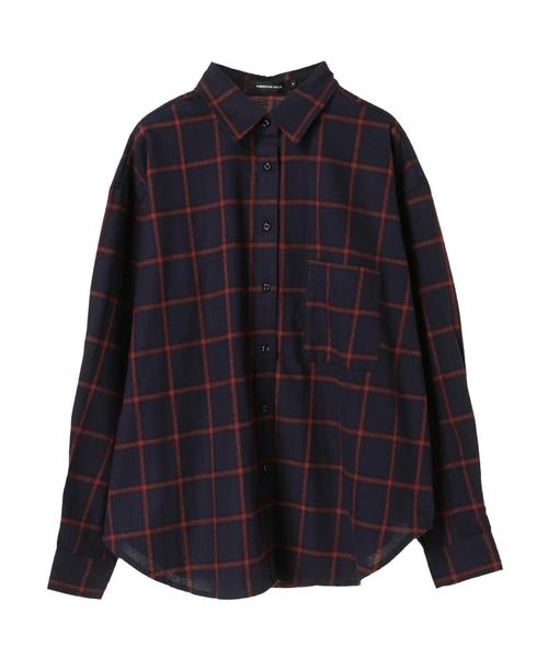 AMERICAN HOLIC（アメリカンホリック）の「・ビエラビックバックタックシャツ（シャツ/ブラウス・レディース・ライトグレー/ベージュ/ネイビー/オフホワイト/ブラック系その他3/ベージュ系その他4/ブルー系その他5・M/L）」の12枚目の写真