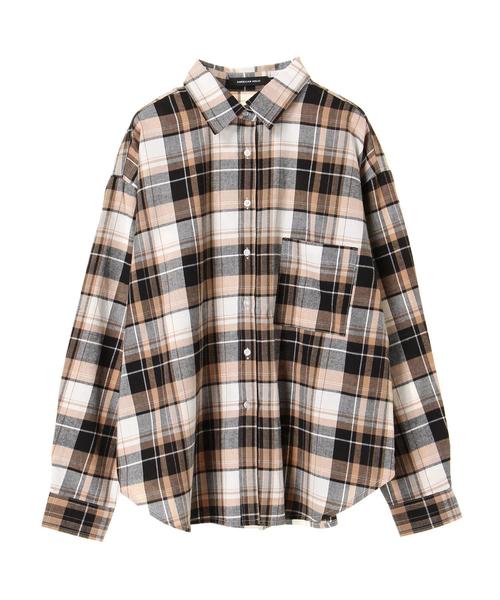 AMERICAN HOLIC（アメリカンホリック）の「・ビエラビックバックタックシャツ（シャツ/ブラウス・レディース・ライトグレー/ベージュ/ネイビー/オフホワイト/ブラック系その他3/ベージュ系その他4/ブルー系その他5・M/L）」の16枚目の写真