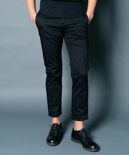 Magine（マージン）の「COMPACT CHINO STRETCH TAPERED NO-P PANTS:コンパクトチノ ストレッチテーパード NO-Pパンツ（チノパンツ・メンズ・ブラック/ベージュ/ネイビー・44/46/48）」の21枚目の写真