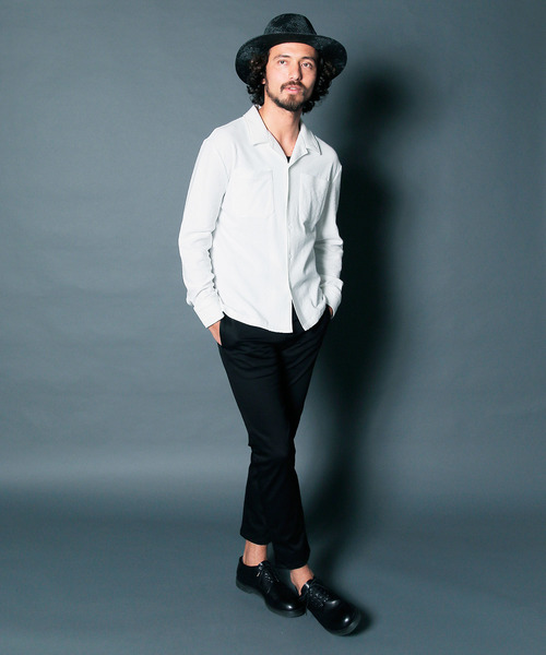 Magine（マージン）の「COMPACT CHINO STRETCH TAPERED NO-P PANTS:コンパクトチノ ストレッチテーパード NO-Pパンツ（チノパンツ・メンズ・ブラック/ベージュ/ネイビー・44/46/48）」の15枚目の写真