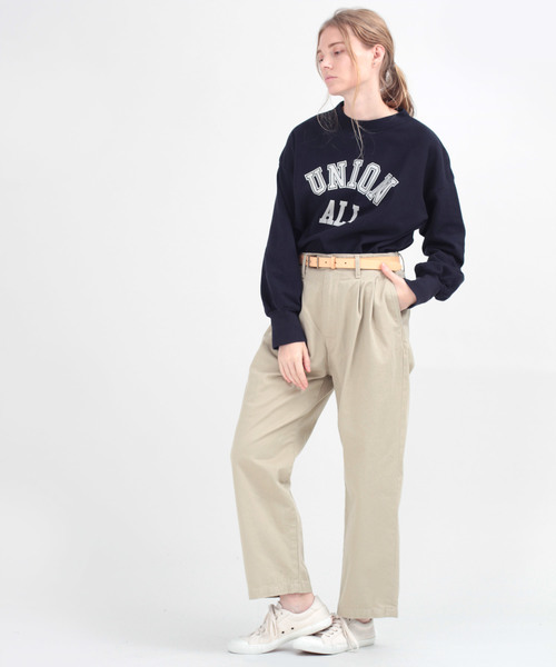 RNA-N（アールエヌエーエヌ）の「R3558 ツータックチノパンツ（チノパンツ・レディース・ベージュ/ブラウン/ブラック・SMALL/MEDIUM）」の7枚目の写真