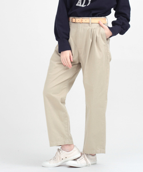 RNA-N（アールエヌエーエヌ）の「R3558 ツータックチノパンツ（チノパンツ・レディース・ベージュ/ブラウン/ブラック・SMALL/MEDIUM）」の15枚目の写真