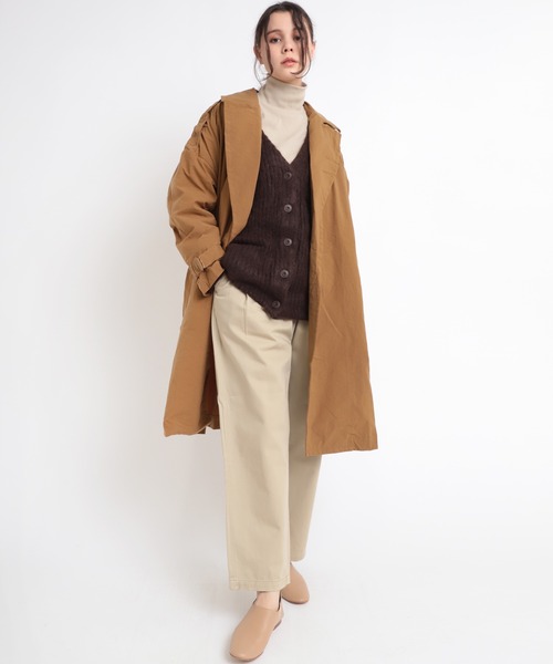 RNA-N（アールエヌエーエヌ）の「R3558 ツータックチノパンツ（チノパンツ・レディース・ベージュ/ブラウン/ブラック・SMALL/MEDIUM）」の20枚目の写真