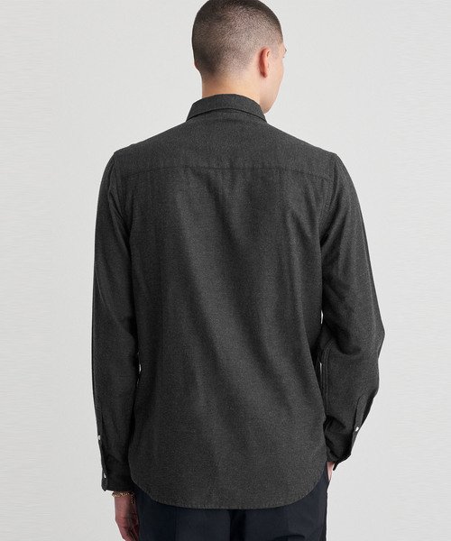 Saturdays NYC（サタデーズ ニューヨークシティ ）の「Crosby Flannel Button Down Shirt（シャツ/ブラウス・メンズ・グレー/ネイビー/ベージュ/ブラック・S/L/M/XS/XL）」の19枚目の写真