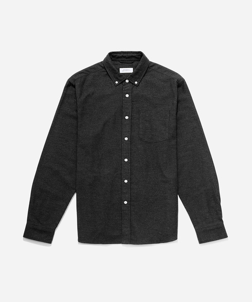 Saturdays NYC（サタデーズ ニューヨークシティ ）の「Crosby Flannel Button Down Shirt（シャツ/ブラウス・メンズ・グレー/ネイビー/ベージュ/ブラック・S/L/M/XS/XL）」の5枚目の写真