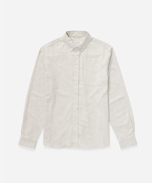 Saturdays NYC（サタデーズ ニューヨークシティ ）の「Crosby Flannel Button Down Shirt（シャツ/ブラウス・メンズ・グレー/ネイビー/ベージュ/ブラック・S/L/M/XS/XL）」の16枚目の写真