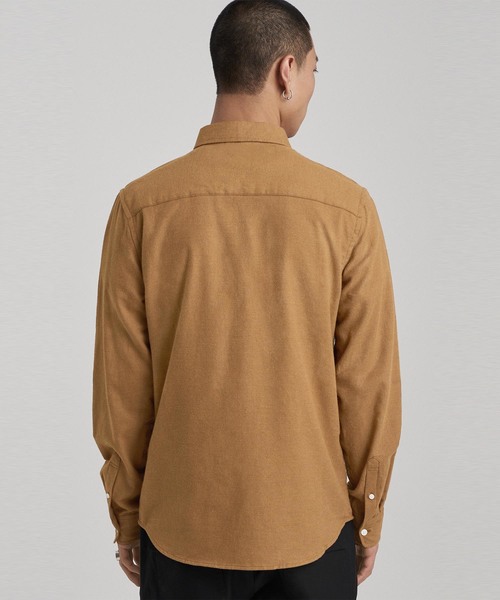 Saturdays NYC（サタデーズ ニューヨークシティ ）の「Crosby Flannel Button Down Shirt（シャツ/ブラウス・メンズ・グレー/ネイビー/ベージュ/ブラック・S/L/M/XS/XL）」の6枚目の写真