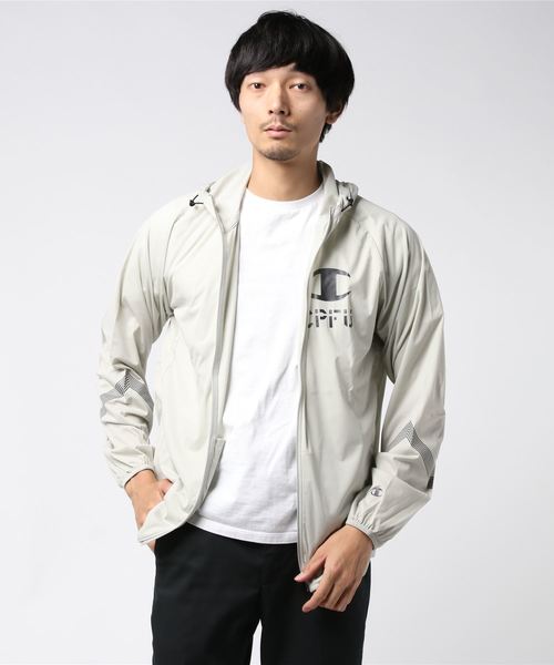 Champion(チャンピオン)の「【Champion/チャンピオン】メンズ CPFU ストレッチフルジップパーカー(その他アウター・メンズ・ダークブルー/ライトグレー/オリーブ・MEDIUM/X-LARGE/LARGE)」の2枚目の写真