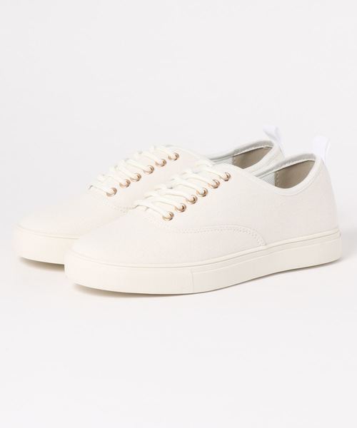 AMERICAN HOLIC(アメリカンホリック)の「レースアップスニーカー*(スニーカー・レディース・ブラック/ベージュ/ホワイト・L/S/M)」の2枚目の写真