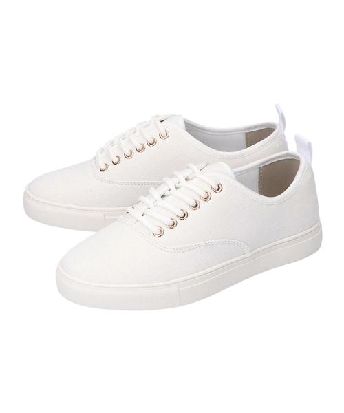 AMERICAN HOLIC(アメリカンホリック)の「レースアップスニーカー*(スニーカー・レディース・ブラック/ベージュ/ホワイト・L/S/M)」の5枚目の写真