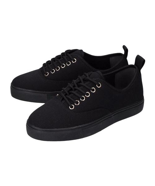 AMERICAN HOLIC(アメリカンホリック)の「レースアップスニーカー*(スニーカー・レディース・ブラック/ベージュ/ホワイト・L/S/M)」の4枚目の写真