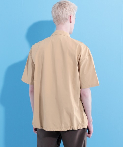 EMMA CLOTHES（エマクローズ）の「ルーズシルエット コーチシャツジャケット 1/2 sleeve（その他アウター・メンズ・ブラック/ベージュ/グレー・M/L）」の12枚目の写真