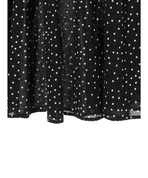 CRAFT STANDARD BOUTIQUE（クラフトスタンダードブティック）の「ジグザグ切替ギャザースカート○★☆（スカート・レディース・ブラック/カーキ/ドット・FREE）」の14枚目の写真