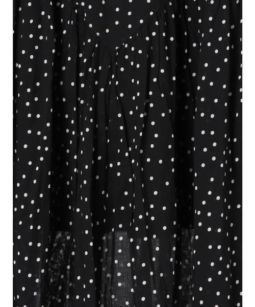 CRAFT STANDARD BOUTIQUE（クラフトスタンダードブティック）の「ジグザグ切替ギャザースカート○★☆（スカート・レディース・ブラック/カーキ/ドット・FREE）」の8枚目の写真