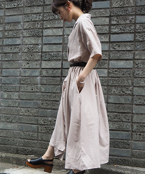 tiptop（ティップトップ）の「5分袖開襟ワンピース（ワンピース）」 - WEAR