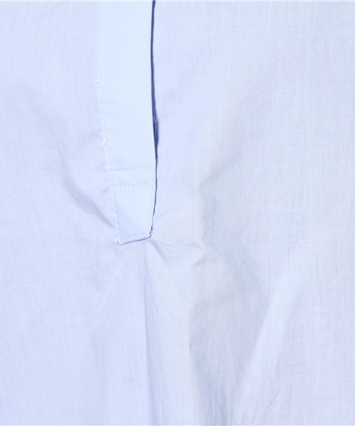 URBAN RESEARCH DOORS WOMENS（アーバンリサーチ ドアーズ ウィメンズ）の「DOORS ラウンドスキッパープルオーバーシャツ（シャツ/ブラウス・レディース・ホワイト/ブルー・FREE）」の9枚目の写真