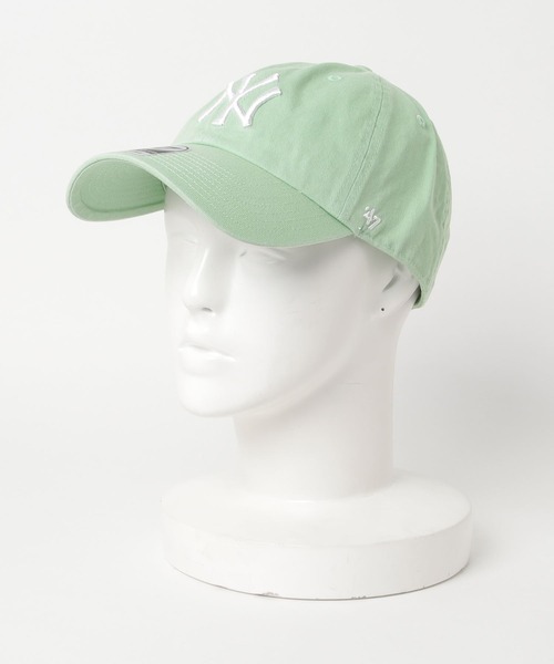 '47（フォーティーセブン）の「MLB公認 ’47BRAND CLEAN UP CAP NY  New York Yankees ニューヨークヤンキース クリーナップキャップ（キャップ・メンズ・ブラック/ホワイト/ブラック系その他/ライトグリーン/チャコールグレー/ブルー系その他/チャコールアッシュ/ダークグリーン/レッド/ブルー/キナリ/イエロー/レッド系その他/パープル/マルーン/イエローゴールド/スカイブルー系/ネイビー/オレンジ/グレー/ブルー系その他2/ブラック系その他2/グリーン系その他/グリーン系その他2/グリーン系その他3/モスグリーン/ブラウン/ピンク/ブルー系その他3/ダークオレンジ/レッド系その他2/カーキ/ベージュ/ブルー系その他4・FREE）」の13枚目の写真