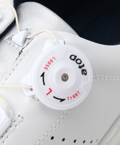adabat（アダバット）の「ダイヤル式スパイクレスシューズ レディース（スニーカー・レディース・ホワイト/ネイビー・30/35/40/45）」の6枚目の写真