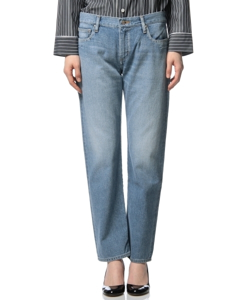 ASTRAET（アストラット）の「ASTRAET(アストラット) コットンツイルデニムボーイフレンド◆（デニムパンツ・レディース・ネイビー・29/28/27）」の3枚目の写真