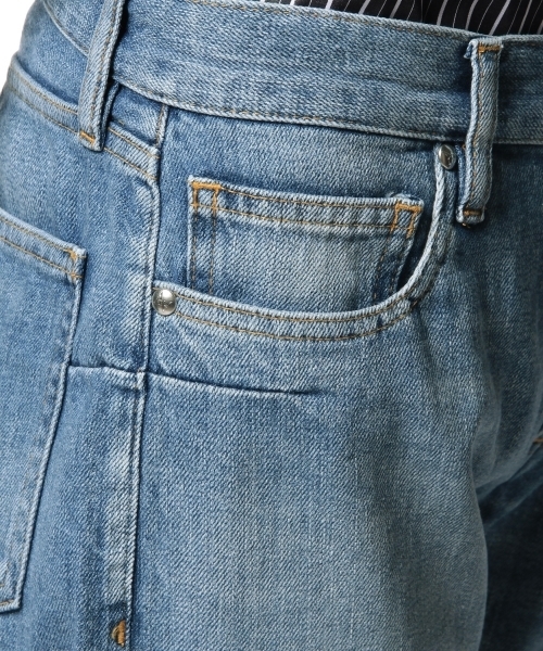 ASTRAET（アストラット）の「ASTRAET(アストラット) コットンツイルデニムボーイフレンド◆（デニムパンツ・レディース・ネイビー・29/28/27）」の8枚目の写真