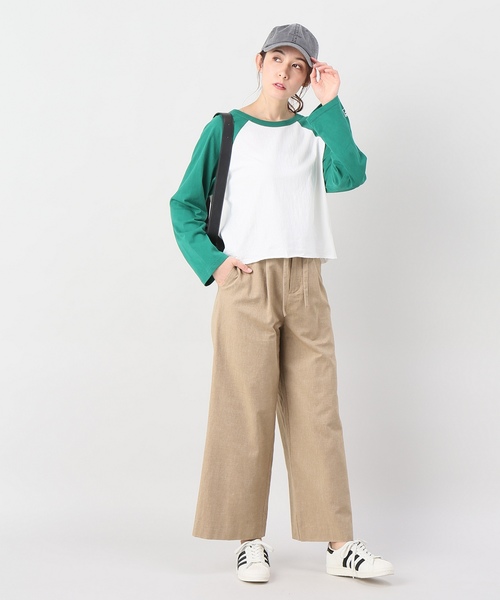 JOINT WORKS（ジョイントワークス）の「ソフトダンガリーパンツ（その他パンツ・レディース・ベージュ/グレー・FREE）」の3枚目の写真