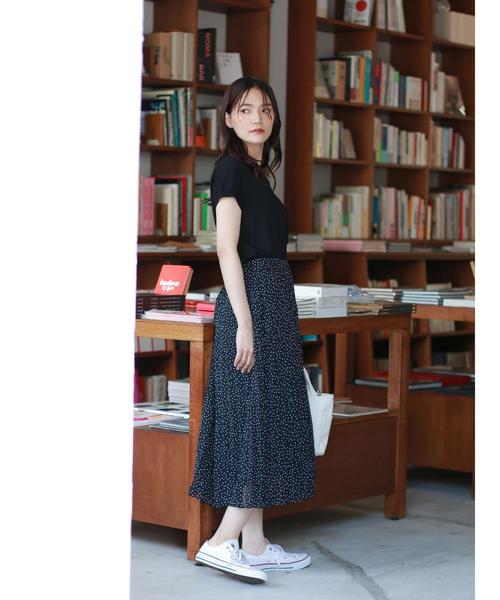 AMERICAN HOLIC(アメリカンホリック)の「前ボタンプリーツスカート *(スカート・レディース・ネイビー/レオパード/ドット/その他14/テラコッタ・M/L)」の14枚目の写真