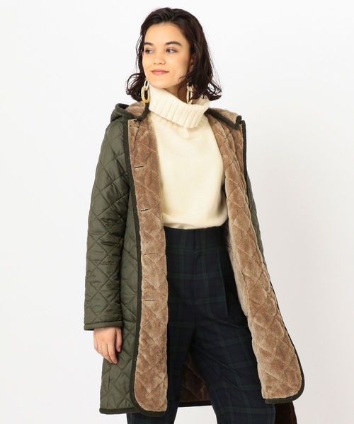 LAVENHAM(ラベンハム)の「LAVENHAM:【SHIPS別注】BRUNDON ロング◇(ブルゾン・レディース・チャコールグレー/オリーブ/ネイビー・36/38/40)」の18枚目の写真