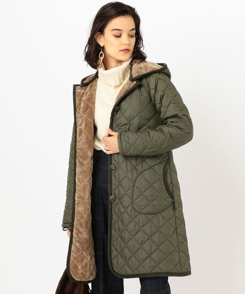 LAVENHAM(ラベンハム)の「LAVENHAM:【SHIPS別注】BRUNDON ロング◇(ブルゾン・レディース・チャコールグレー/オリーブ/ネイビー・36/38/40)」の21枚目の写真