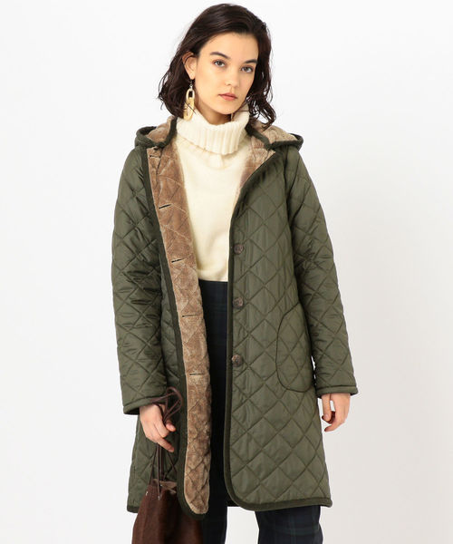 LAVENHAM(ラベンハム)の「LAVENHAM:【SHIPS別注】BRUNDON ロング◇(ブルゾン・レディース・チャコールグレー/オリーブ/ネイビー・36/38/40)」の22枚目の写真