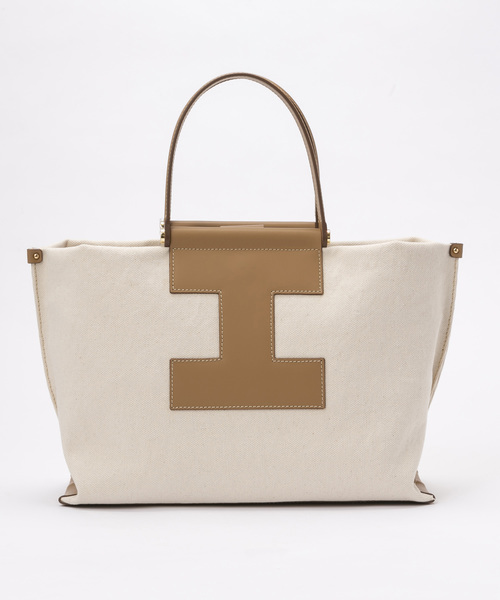 IACUCCI(イアクッチ)の「≪WEB限定カラー追加≫キャンバストートバッグM【SORBETTO-3421/CANVAS/RUGA】(トートバッグ)」|キャメル