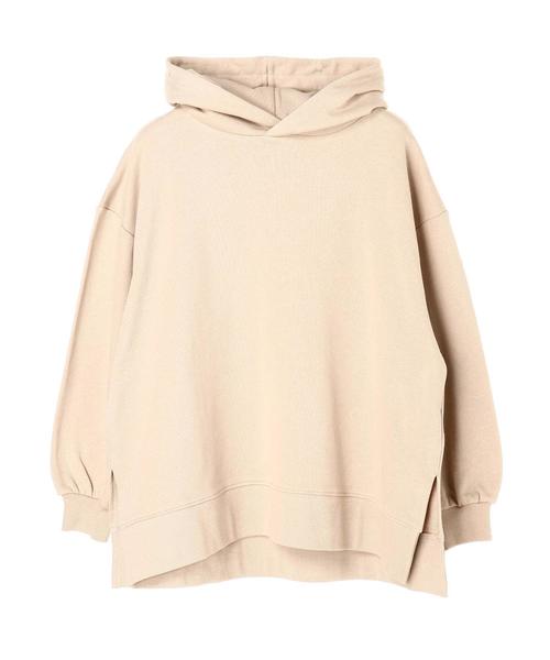 earth music&ecology（アースミュージックアンドエコロジー）の「スウェットパーカー ●＊（パーカー・レディース・ブラック/ダークグリーン/ベージュ/モカ/ラベンダー/杢グレー・FREE）」の16枚目の写真