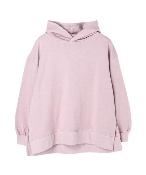 earth music&ecology（アースミュージックアンドエコロジー）の「スウェットパーカー ●＊（パーカー・レディース・ブラック/ダークグリーン/ベージュ/モカ/ラベンダー/杢グレー・FREE）」の14枚目の写真