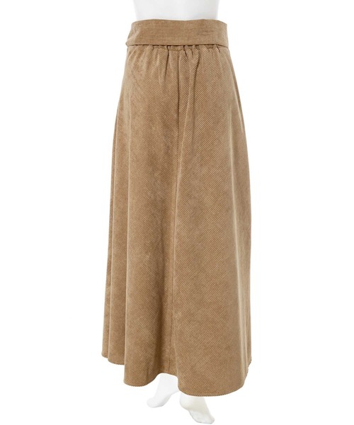 fifth（フィフス）の「ウエストリボンコーデュロイフレアスカート（スカート・レディース・ネイビー/カーキ/ブラウン・MEDIUM）」の7枚目の写真