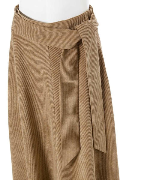 fifth（フィフス）の「ウエストリボンコーデュロイフレアスカート（スカート・レディース・ネイビー/カーキ/ブラウン・MEDIUM）」の14枚目の写真