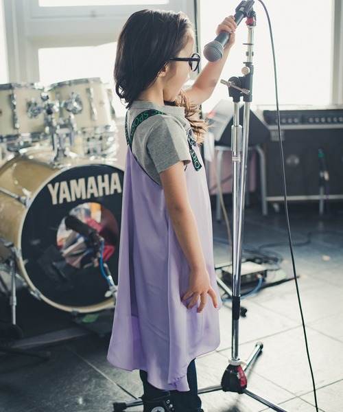 RADCHAP(ラッドチャップ)の「肩ベルトシフォンジャンパースカート(ジャンパースカート・キッズ・イエロー/ラベンダー・90cm/110cm/100cm/120cm/130cm/140cm/150cm)」の15枚目の写真