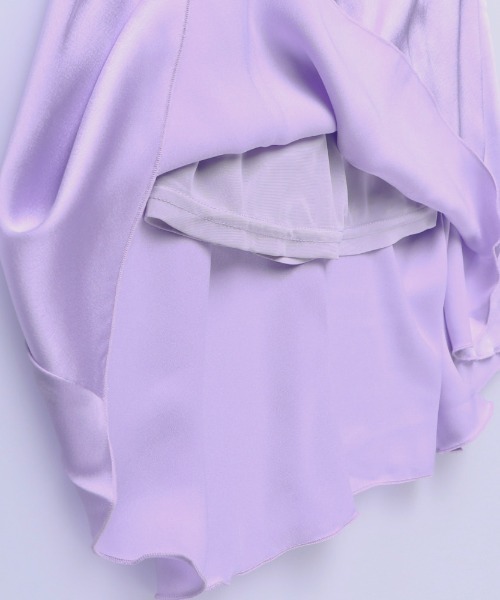 RADCHAP(ラッドチャップ)の「肩ベルトシフォンジャンパースカート(ジャンパースカート・キッズ・イエロー/ラベンダー・90cm/110cm/100cm/120cm/130cm/140cm/150cm)」の9枚目の写真