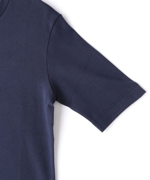 SUNSPEL(サンスペル)の「SUNSPEL / WOMEN’S COTTON INTERLOCK(Tシャツ/カットソー・レディース・ネイビー・1/2)」の3枚目の写真
