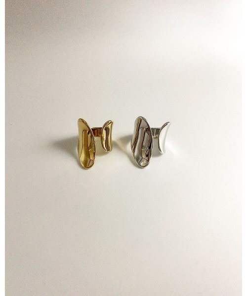 mou（モウ）の「歪み変形カーブリング（リング・レディース・シルバー/ゴールド・FREE）」の9枚目の写真