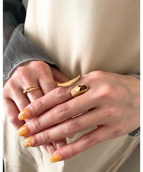 mou（モウ）の「歪み変形カーブリング（リング・レディース・シルバー/ゴールド・FREE）」の12枚目の写真