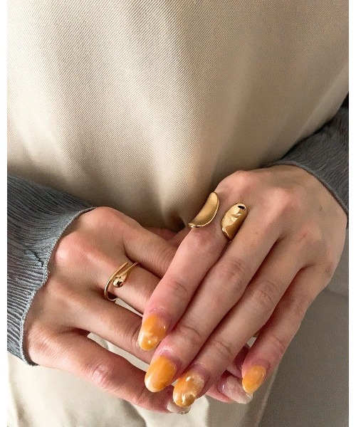 mou（モウ）の「歪み変形カーブリング（リング・レディース・シルバー/ゴールド・FREE）」の14枚目の写真